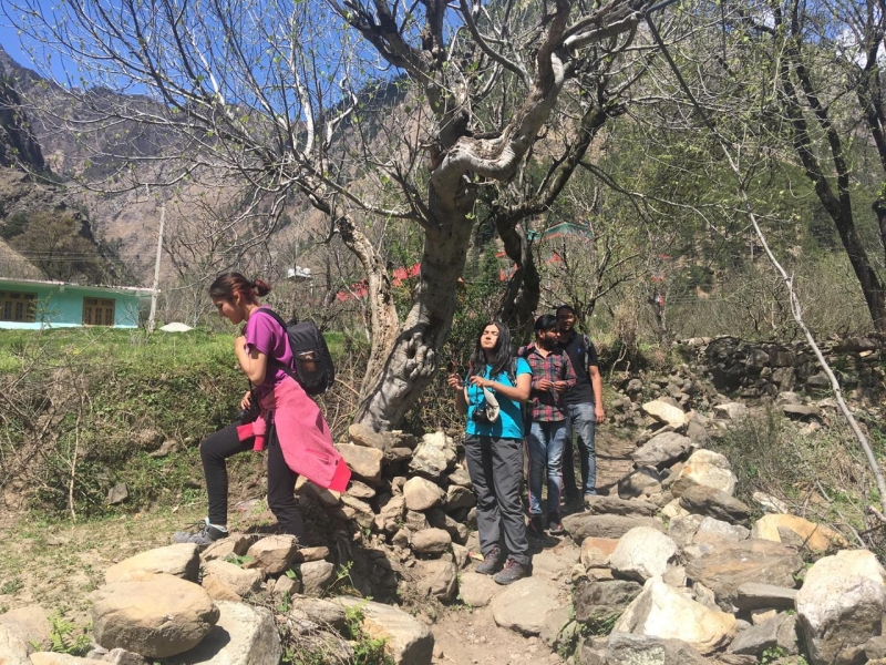 BFA second year students who underwent an extensive shoot and documentary proiect amidst the gregarious landscapes of Himachal